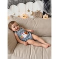 thumbnail image 5 of RUINIXCW Baby Halloween Cosplsy Overalls Pumpkin Ghost Letter Embroidery Sleeveless Romper Jumpsuit Suspender Pants for Toddler, 5 of 9