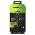 Gillette Labs with Exfoliating Bar Men's Razor Gold Edition, 3 Razor