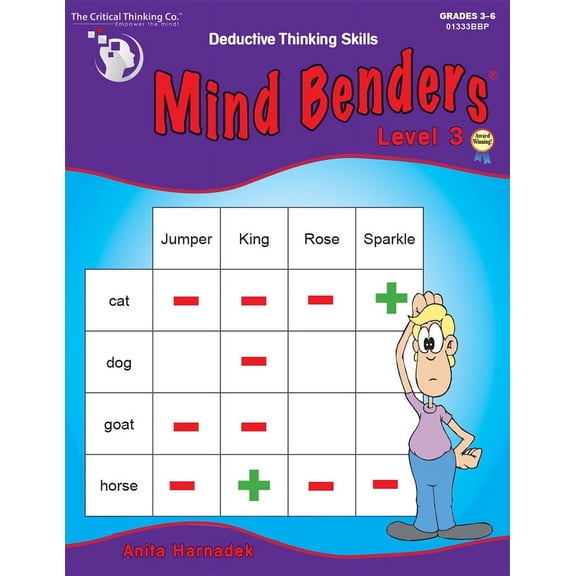Mind Benders Book 3 (Grades 3-6) (Paperback)