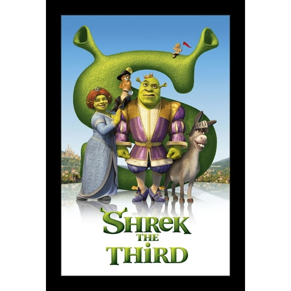 SHREK THE THIRD - 11x17 Framed Movie Poster