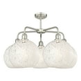 thumbnail image 2 of Innovations Lighting - White Mouchette - 5 Light Stem Hung Chandelier In Modern, 2 of 7