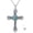Turquoise, variant on Cross Urn Necklaces for Ashes 925 Sterling Silver Turquoise Obsidian Opal Necklace Memorial Keepsakes Cremation Jewelry for Ashes for Men Women Loved Ones