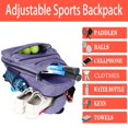 thumbnail image 3 of Mochila de Tenis ACOSEN morado con Sujeción para Raquetas para Mujer y Hombre, 3 of 6