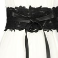 thumbnail image 7 of Fashion Lace Belt Waist Band Obi Style Women Bow Tie Waistband Belt for Dress , D, 7 of 7