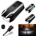 thumbnail image 2 of Bangcool Bike Light Rechargeable Safe Bike Front Light Bicycle Headlight with Horn, 2 of 10