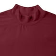 thumbnail image 7 of fatyb Men's Mock Neck T-Shirts Short Sleeve Slim Tee Tops Solid Color Pullover Summer Undershirts S-5XL, 7 of 7