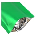 thumbnail image 2 of Pasta Bags 100 Pack - 12x18cm Stand Up Pouches with Resealable Zipper - Frosted Front Matte Green - Dry Food Packaging for Noodles, Grains, Snacks, 2 of 7