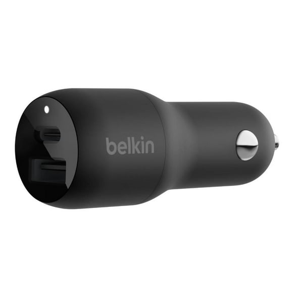 Belkin Boostcharge Car Charger Dual Power Delivery with PPS 37W Black
