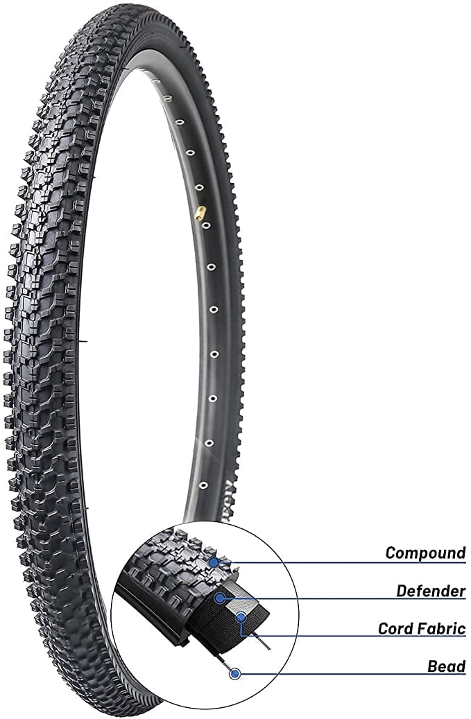 MOHEGIA Bike Tire 24x1.95 inch Folding Bicycle Tires for Mountain Bikes