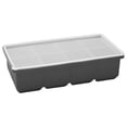 thumbnail image 2 of Silicone Ice Cube Tray DIY Transparent Lid Thickened Interlayer 8 Grids Ice Cube Making Tool Kitchen Supplies, 2 of 8