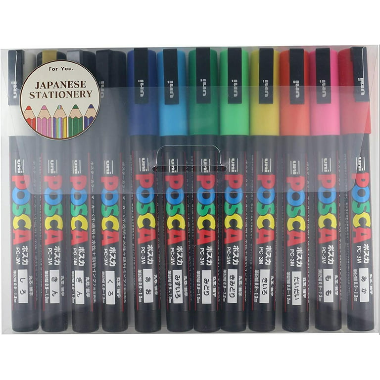 15-color Suit Japan Pc-3m Marker Pen Paint Pen Hand-painted Comic Painting  Pop Poster Water-based Advertising Pen - Paint Markers - AliExpress