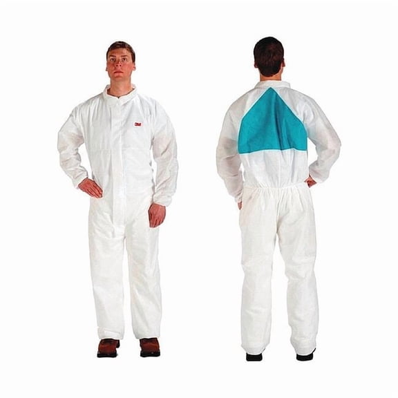 3m Protective Coverall,Disposable,3XL,PK25 4520CS-BLK-3XL