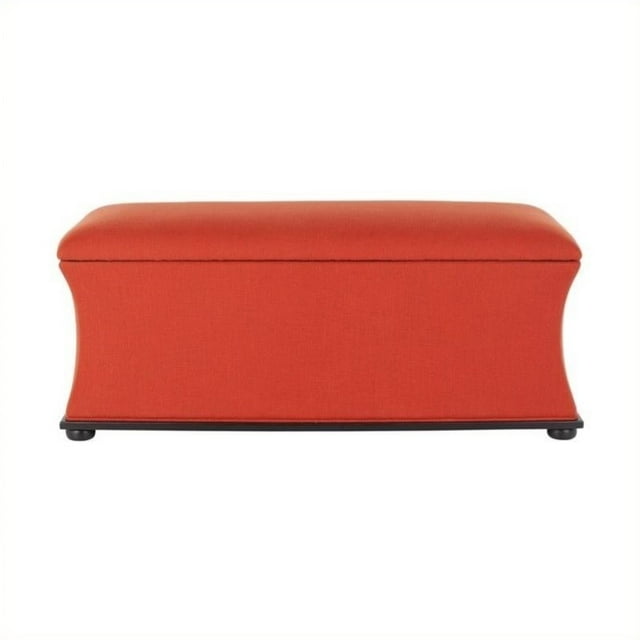 Safavieh Kate Banc de Rangement en Bois de Pin Orange