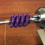 The Beadsmith EZ Coiler Pro - Wire Elements – Includes Mountable Base, 9 Mandrels, Chuck Key, Instructions, and a Storage Case – Create Jump Rings, Coiled Beads, Beaded Coils, and Spirals