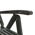 thumbnail image 4 of Vifah Renaissance Outdoor Patio Hand-Scraped Wood 5-Piece Dining Set V1300SET10, 4 of 6