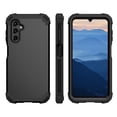 thumbnail image 2 of JTCASES for Samsung GalaXxy A15 Case, Drop Resistant Corners, Wireless Charging, Heavy Duty Shockproof Hybrid Hard PC Bumper, Camera Protection, Skin-feel Anti-scratch Tough Cover, Black, 2 of 7