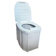 thumbnail image 4 of Colaxi Folding Camping Toilet Portable Toilet for Camping Multipurpose Kids Adults Outdoor Travel Toilet for Fishing Car Accessories Gray, 4 of 10