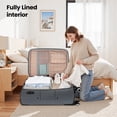 thumbnail image 6 of New York Xpress Softside Expandable Luggage with Spinner Wheels and TSA Lock, 30 inch Checked-Large Rolling Suitcase,Gray - XJ1901, 6 of 12