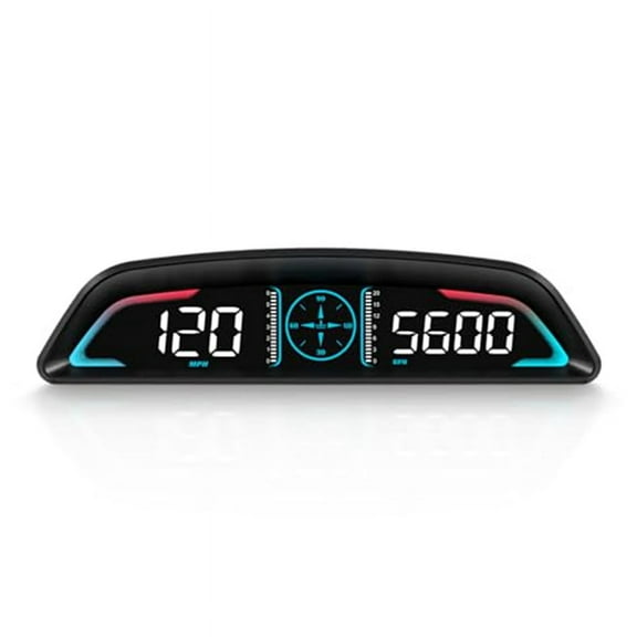 Heads Up Display for Cars B3, Obd2 Gauge Display with Speed, Fuel Consumption,Fatigue Driving Alert, for All Car