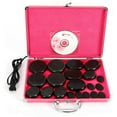 thumbnail image 2 of ANQIDI 20PCS Professional Portable Natural Basalt Hot Stones Set Hot Rocks Massage Stones Kit with Heater Box for Body Massage, 2 of 12