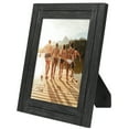 thumbnail image 4 of Americanflat 8x10 Picture Frame Polished Crystal Clear Glass Hampton Collection Distressed - Charcoal Black, 4 of 9
