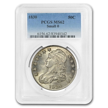1830 Capped Bust Half Dollar MS-62 PCGS (Small 0)