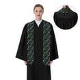 thumbnail image 4 of Zufioo Geometric 1980s Styled Print Graduation Shawl Ribbon, Graduation Ribbon for Male and Female Graduates-Flattened, 4 of 7