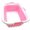 White, variant on SAMMART Collapsible 3 Handled Plastic Laundry Basket - Foldable Pop Up Storage Container/Organizer - Portable Washing Tub - Space Saving Hamper/Basket