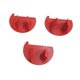 thumbnail image 4 of Juego de 3 herramientas de medición de calibre de costura, regla de dedo para coser, calibre de puntada para manualidades rojo, 4 of 8