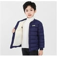 thumbnail image 4 of Liyamei Infant Kids Child Boys Girls Embroidered Long Sleeve Wadded Thickening Type Winter Coats Jacket Outer Outwear Outfits Clothes Boys Snow Coat Size 5-6 Years, 4 of 4