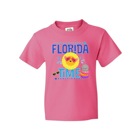 Inktastic Florida Time Summer Vacation Youth T-Shirt