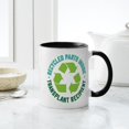 thumbnail image 4 of CafePress - Recycled Parts Inside - 11 oz Ceramic Mug - Novelty Coffee Tea Cup, 4 of 4