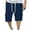 Navy, variant on ZRGHAOYLQ Casual Solid Short Pants with Pockets Mens Casual Shorts Drawstring Elastic Waist Shorts Plus Size Summer Big and Tall Tactical Shorts