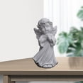 thumbnail image 4 of Estatua de hada de resina blanca para niña Sunnimix Estatua del titular de la vela, 4 of 8