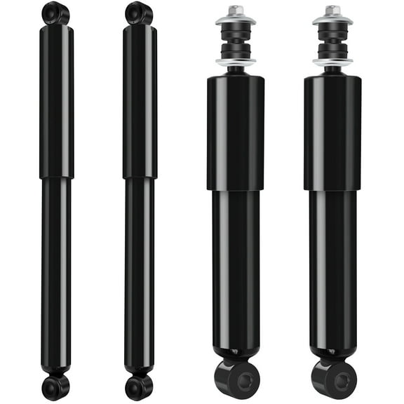 Shocks Front and Rear,ECCPP Shocks Absorbers for Nissan Auto Shocks Gas Strut Compatible with 2000 2001 2002 2003 2004 for Nissan Frontier Xterra 344469 37245 344015 911172 (Pack of 4)