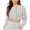 Gray, variant on Sweatshirt for Women Round Neck Long Sleeve Stripe Floral Cropped Pullover Shirts for Women Stylish Loose Fit Casual Going Out Tops for Women