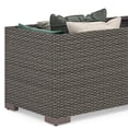 thumbnail image 5 of Afuera Living Traditional Rattan Outdoor Storage Table in Brown, 5 of 27