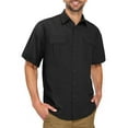 thumbnail image 3 of GENTS BLISS Short Sleeve Men Shirts Hiking Button Down Shirts for Men Quick Dry Fishing Men Shirts with Pocket, 3 of 7