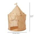 thumbnail image 2 of 3 Sprouts Kids Play Tent Playhouse Castle with Recycled Fabric for Indoor and Outdoor Games in Terrazzo Clay, 2 of 8
