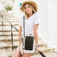 thumbnail image 5 of PU transparent touch-screen mobile phone bag new trend simple slung bag mobile phone handbag, 5 of 5