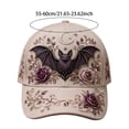 thumbnail image 5 of 3D Halloween Embroidery Cap Adjustable Cotton Baseball Cap Pumpkin Ghost Dad Hat Cotton Cute Trucker Cap, 5 of 6
