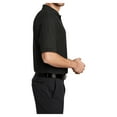 thumbnail image 3 of Mens Silk Touch Polyester/Cotton Polo with Pocket Black X-Small, 3 of 6