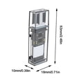 thumbnail image 4 of USB-C Dual Slot SD TF Card Reader Plug and Play Portable Transparent Design for Windows Mac and Linux Systems, 4 of 8