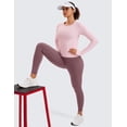 thumbnail image 3 of CRZ YOGA Seamless Long Sleeve Shirts for Women Workout Athletic Running Yoga Tops, 3 of 5