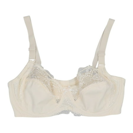 

Spdoo Womens Bra Super Thin Plus Size Lace Bra Beige 38D