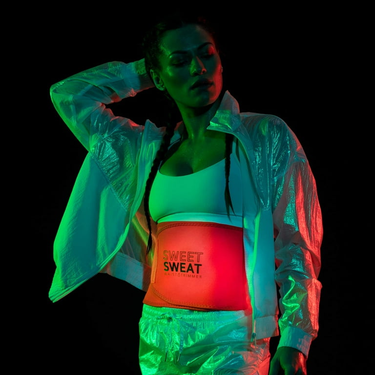 Sweet Sweat Waist Trimmer Neon Pink Premium Waist Trainer Belt for Men Women Large Walmart