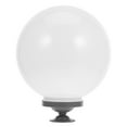 thumbnail image 1 of Pantalla de lámpara de globo acrílico con base de 30 cm, globo de luz acrílico blanco para luminarias de exterior, farolas y postes de cerca, 1 of 8
