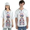 thumbnail image 4 of Happy 4th of July Patriotic Rat Terrier Marching Band Uniform Balloons Fireworks All Over Print 3D Baseball Shirt Ratty Dog Lover Softball Sport - 13009, 4 of 6