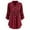 Red, variant on gakvbuo Plus Size Tunic Tops for Women Business Casual Shirts Button Lace V Neck Long Sleeve Shirt Blouses for Women