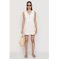 thumbnail image 2 of Womens Chic Gauze Knit Tie Front Sleeveless Romper, 2 of 4